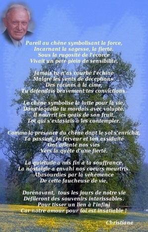 Poeme Deces Papa